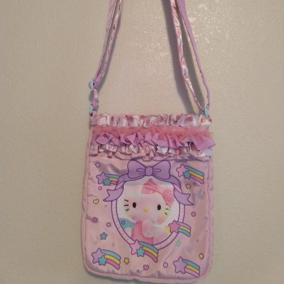 purple hello kitty purse